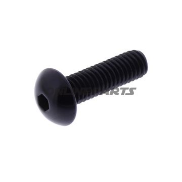Linsenschraube JMP Bolt M6X1.00 mm 20 mm Alu schwarz