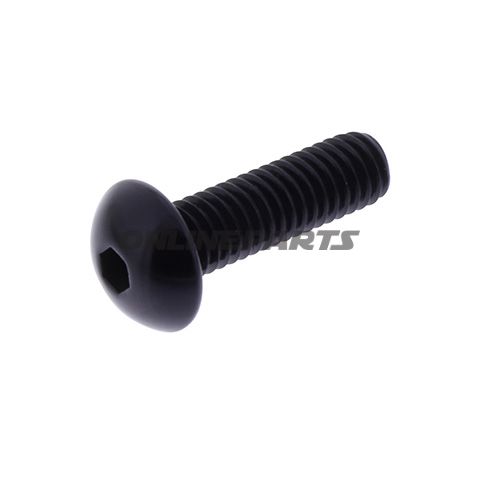Linsenschraube JMP Bolt M6X1.00 mm 20 mm Alu schwarz