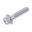 Schraube 6 Kant JMP Bolt M5X0.8 mm 20 mm Alu Racing silber