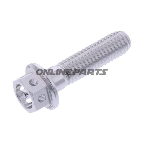Schraube 6 Kant JMP Bolt M5X0.8 mm 20 mm Alu Racing silber