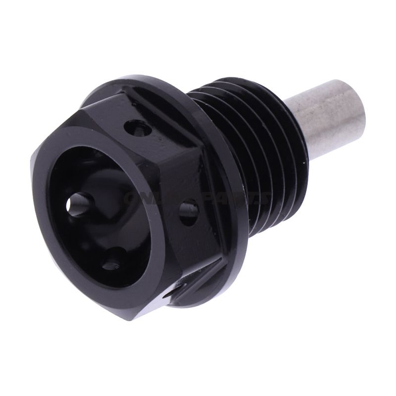 Ölablassschraube magnetisch JMP Bolt M14X1.50 mm 12 mm Alu Racing schwarz