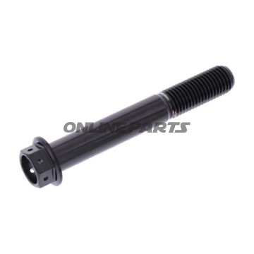 Schraube 6 Kant M10 x 1.25 70 mm Edelstahl V4A Racing schwarz
