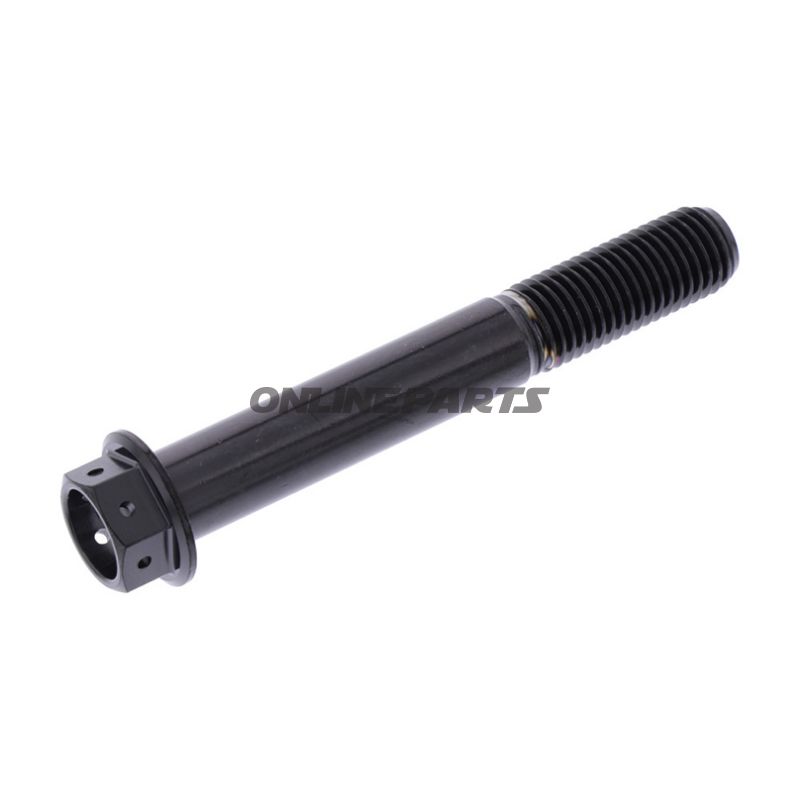 Schraube 6 Kant M10 x 1.25 70 mm Edelstahl V4A Racing schwarz