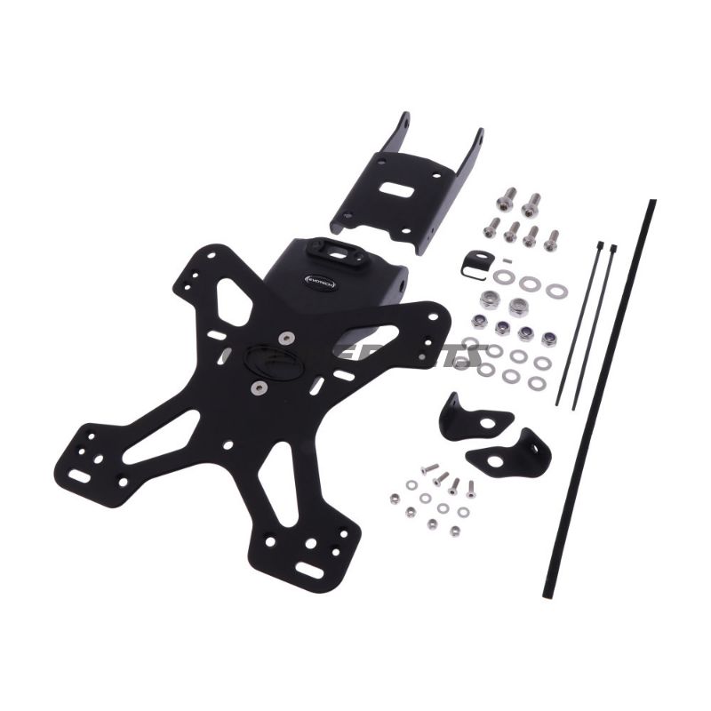 Nummernschildhalter Evotech schwarz