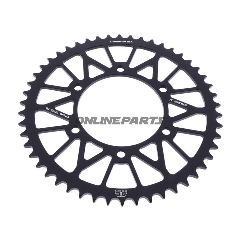 Alu-Kettenrad 50Z Teilung 520 schwarz JT Innendurchmesser 110 Lochkreis 130