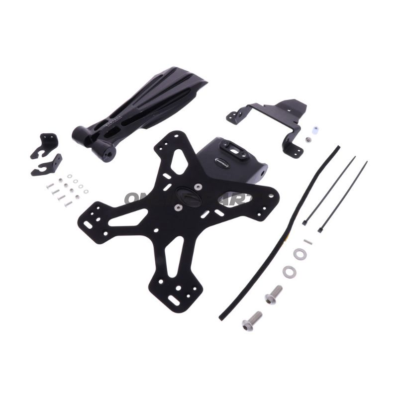 Nummernschildhalter Evotech schwarz