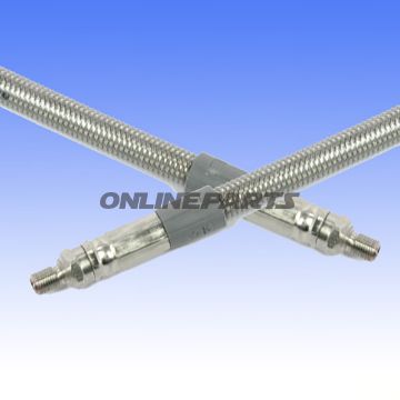 Stahlflexleitung Vario 125CM transparent ummantelt