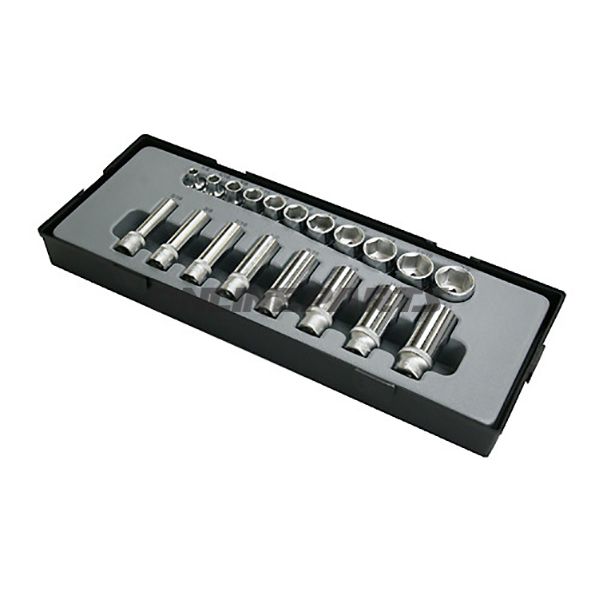Steckschlüssel Einsatz Zoll JMP 3/8 19-teilig