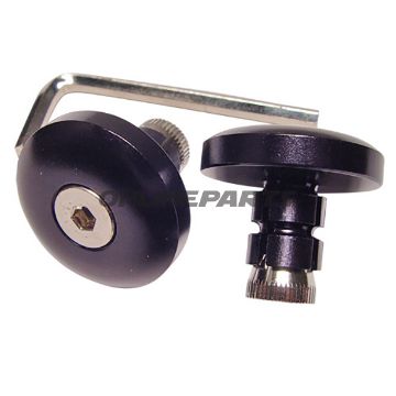 Lenkerenden Alu JMP schwarz 13MM