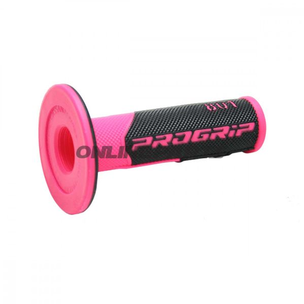 Griffgummi fluoreszierend rosa/schwarz D.22/25MM. L.115MM geschlossen