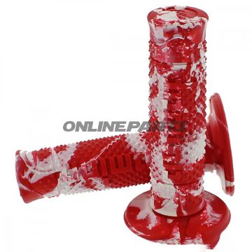 Griffgummi rot/weiß D.22MM. L.118MM geschlossen