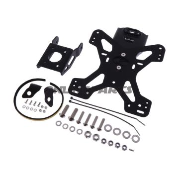 Nummernschildhalter Evotech schwarz