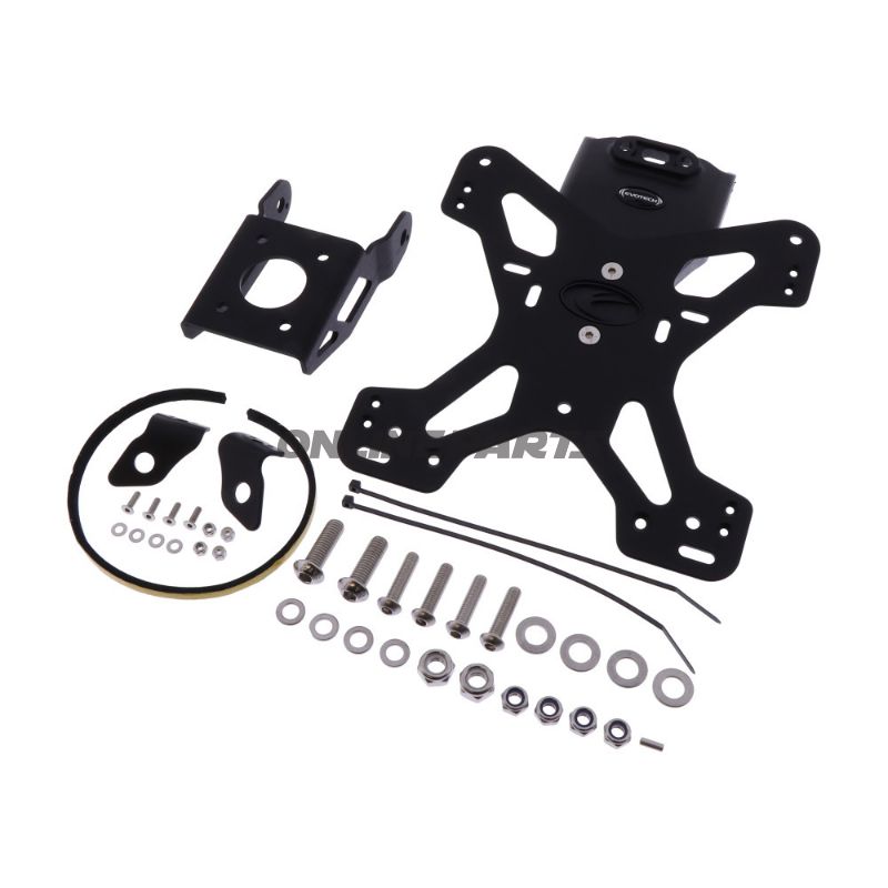 Nummernschildhalter Evotech schwarz