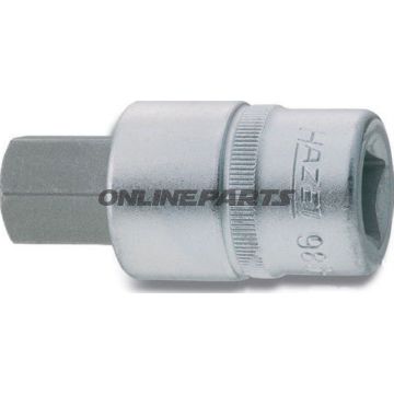 Innensechskant-Stecknuss 1/2 3/8 Zoll Länge 52 MM