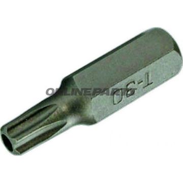 Bit Torx T60 mit BOHRUNG 5/16 6 Kant Länge 30MM 5/16=8MM
