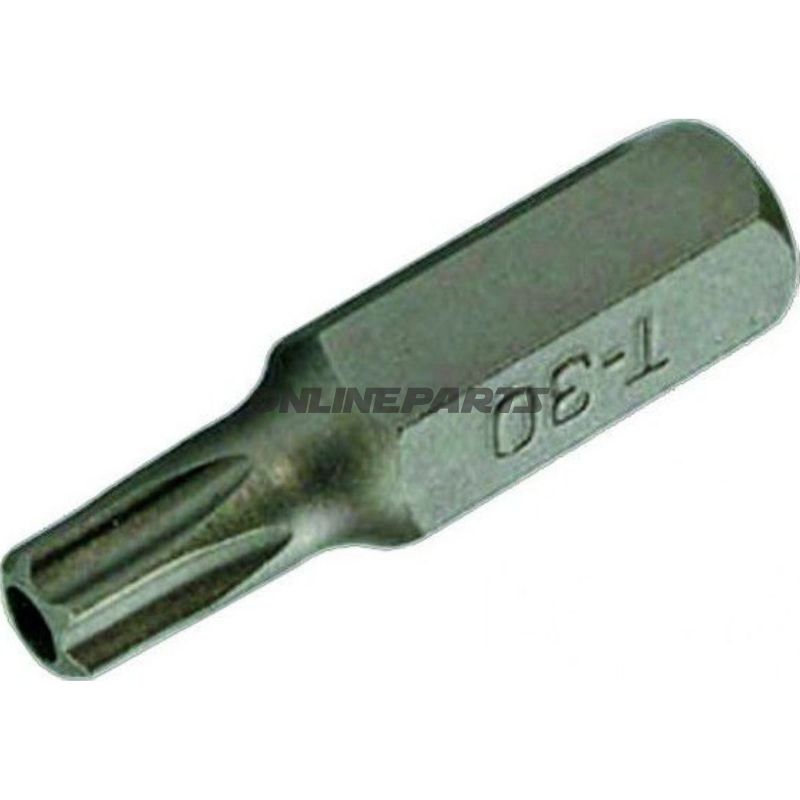 Bit Torx T60 mit BOHRUNG 5/16 6 Kant Länge 30MM 5/16=8MM