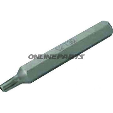 Bit Torx T25 mit BOHRUNG 10 mm 6 Kant Länge 75MM