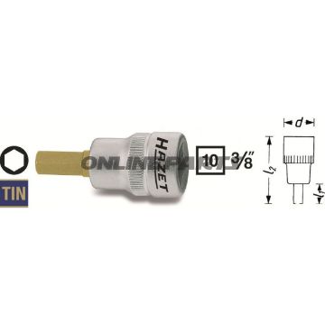 Innensechskant-Stecknuss 3/8 3MM Länge 43MM
