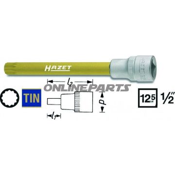 Einsatz Vielzahn 1/2 M12 Länge 140MM