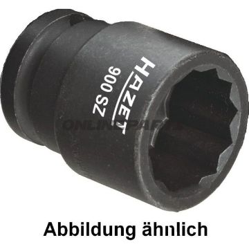 Kraft-Stecknuss 12 Kant 1/2 17 mm Länge 38 MM
