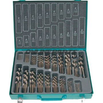 Spiralbohrer-Satz 170-teilig HSS-CO. 1.0-10.0 MM