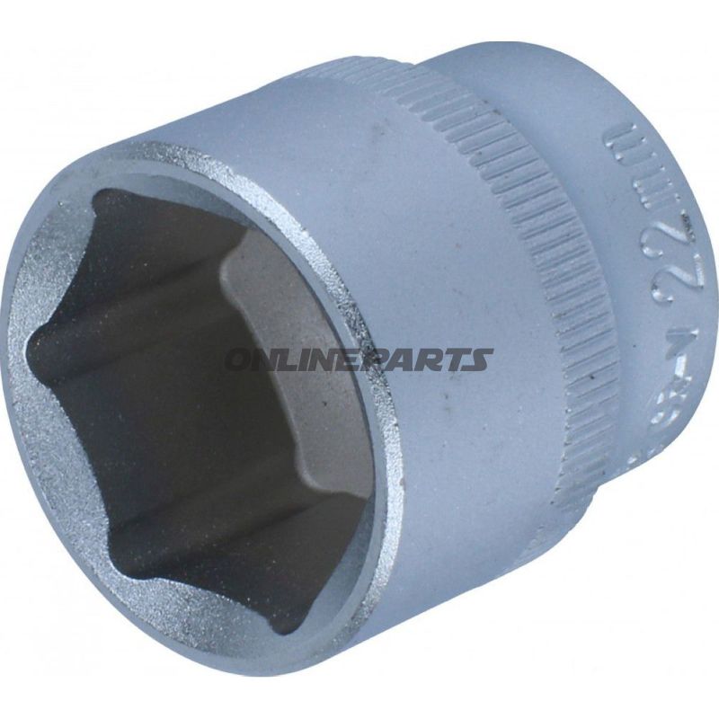 Stecknuss 6 Kant 3/8 22 mm Länge 30 mm