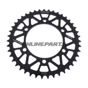 Alu-Kettenrad 43Z Teilung 520 schwarz JT Innendurchmesser 110 Lochkreis 130