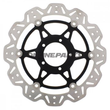 EBC VEE sort bremse skive