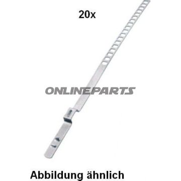 Lochbandklemmen Set 20 Stück Sortiment