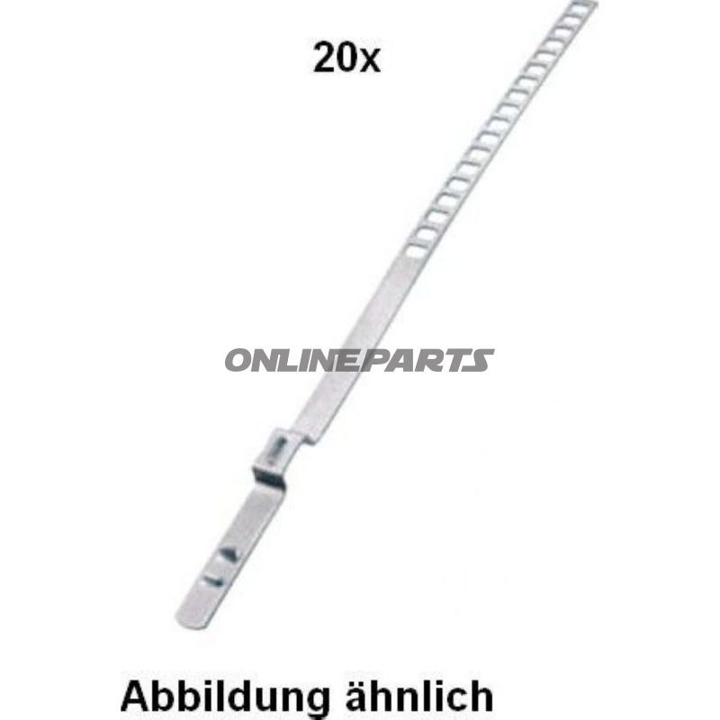 Lochbandklemmen Set 20 Stück Sortiment