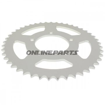 Alu-Kettenrad 45Z Teilung 520 silber Esjot Innendurchmesser 080 Lochkreis 100