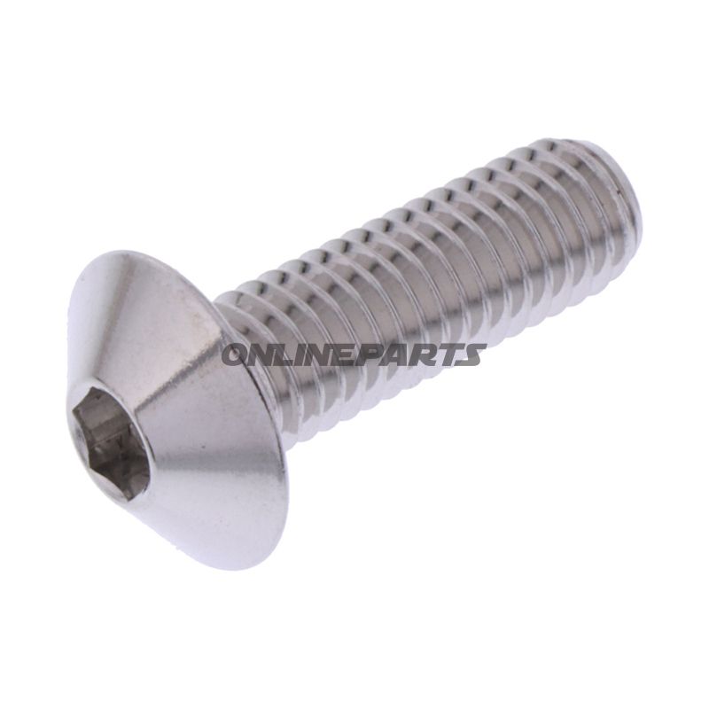 Linsenschraube M8X1.25 mm 25 mm Edelstahl V4A