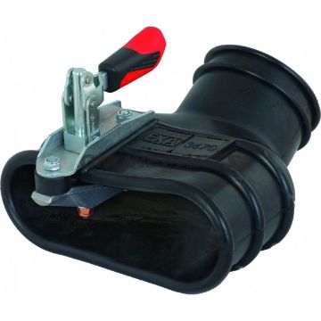 Abgastülle Typ 3186 NW 100 Oval 210X100 mm