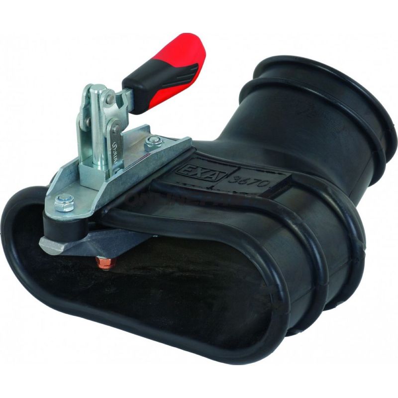 Abgastülle Typ 3186 NW 100 Oval 210X100 mm