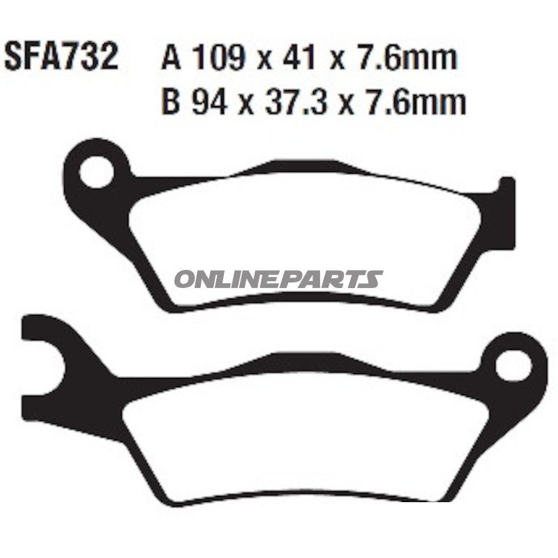 EBC Standard Scooter Bremsklotz