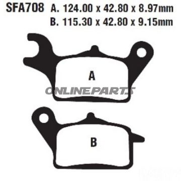 EBC Carbon Scooter Bremsklotz