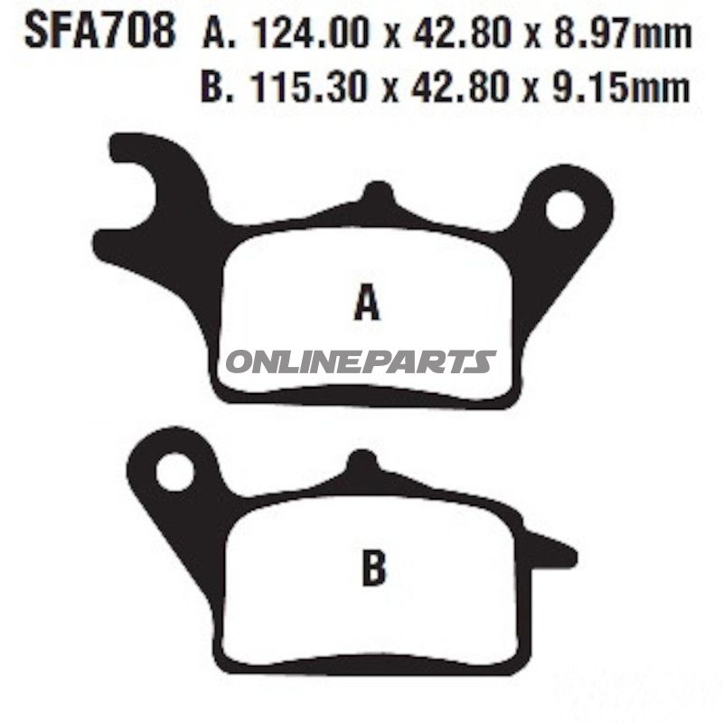 EBC Carbon Scooter Bremsklotz