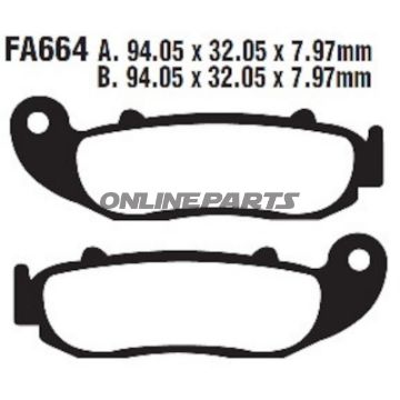 Bremseklods Sinter R EBC