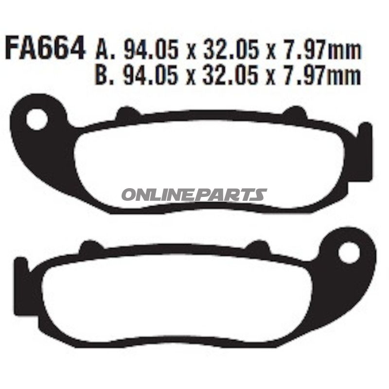 Bremseklods Sinter R EBC