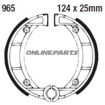 EBC Bremsbacker med fjeder