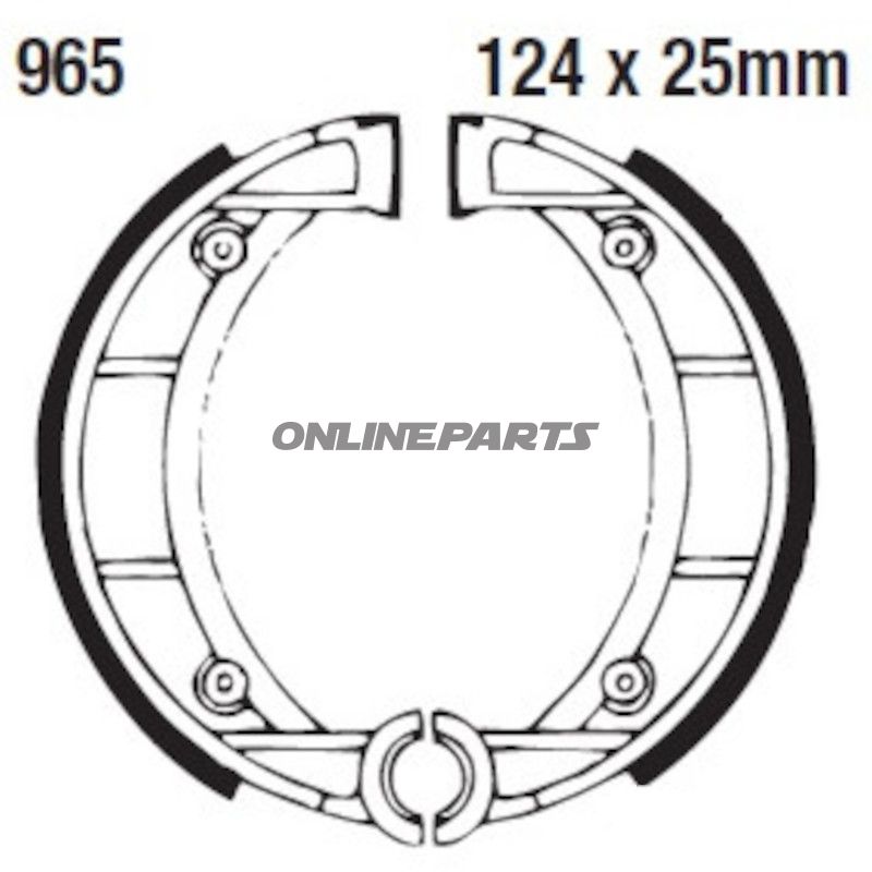 EBC Bremsbacker med fjeder