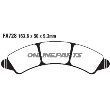 Bremseklods Sinter R EBC