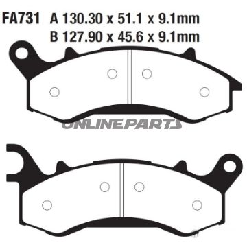 EBC Standard Bremseklods