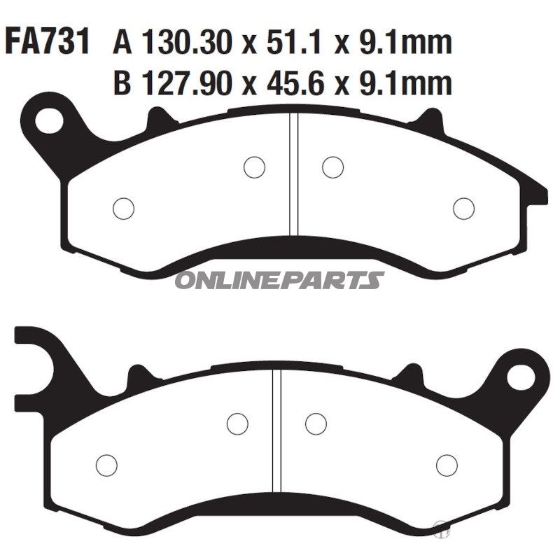 EBC Standard Bremseklods