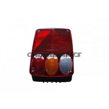 Baglygte til venstre på trailer med tågebaglys og baklys Earpoint IV Aspöck