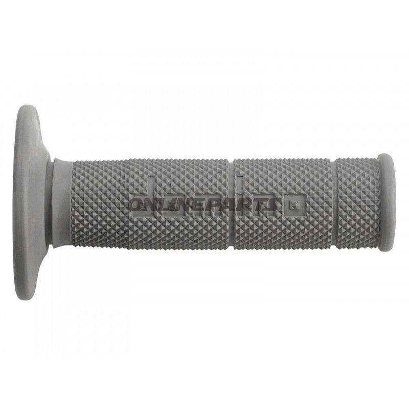 Domino Offroad grå gummi greb diameter 22 mm. L.123MM lukket