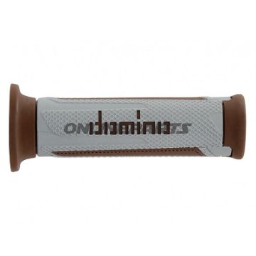 Griffgummi A350 sølv/brun Domino Diameter 22 mm. Længde 120 mm åben