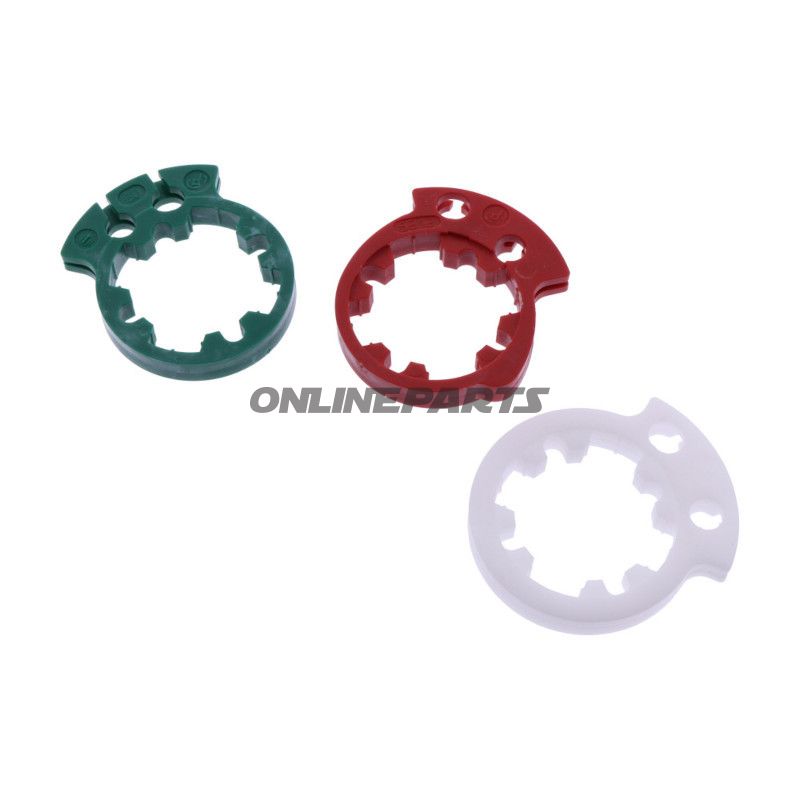 Gradskiver Gasgreb Domino grøn hvid rød