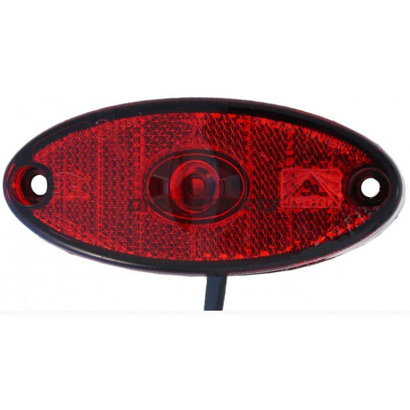 LED-baglygte til trailer, rød, Flatpoint II Aspöck