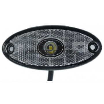 LED positionslys til trailer, hvid, Flatpoint II Aspöck